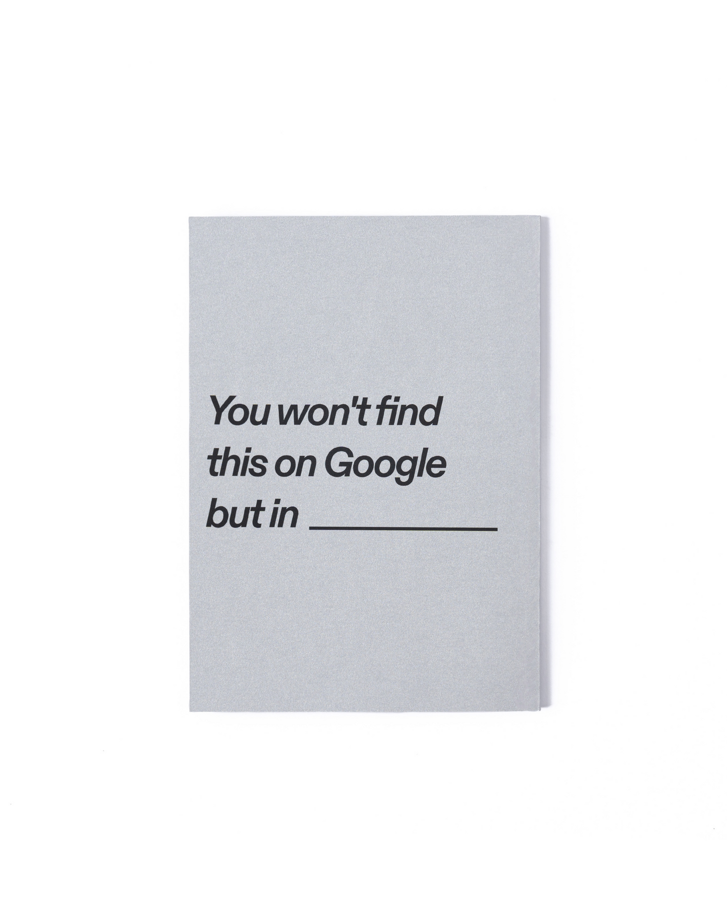 HAHOUSE Note (Silver)