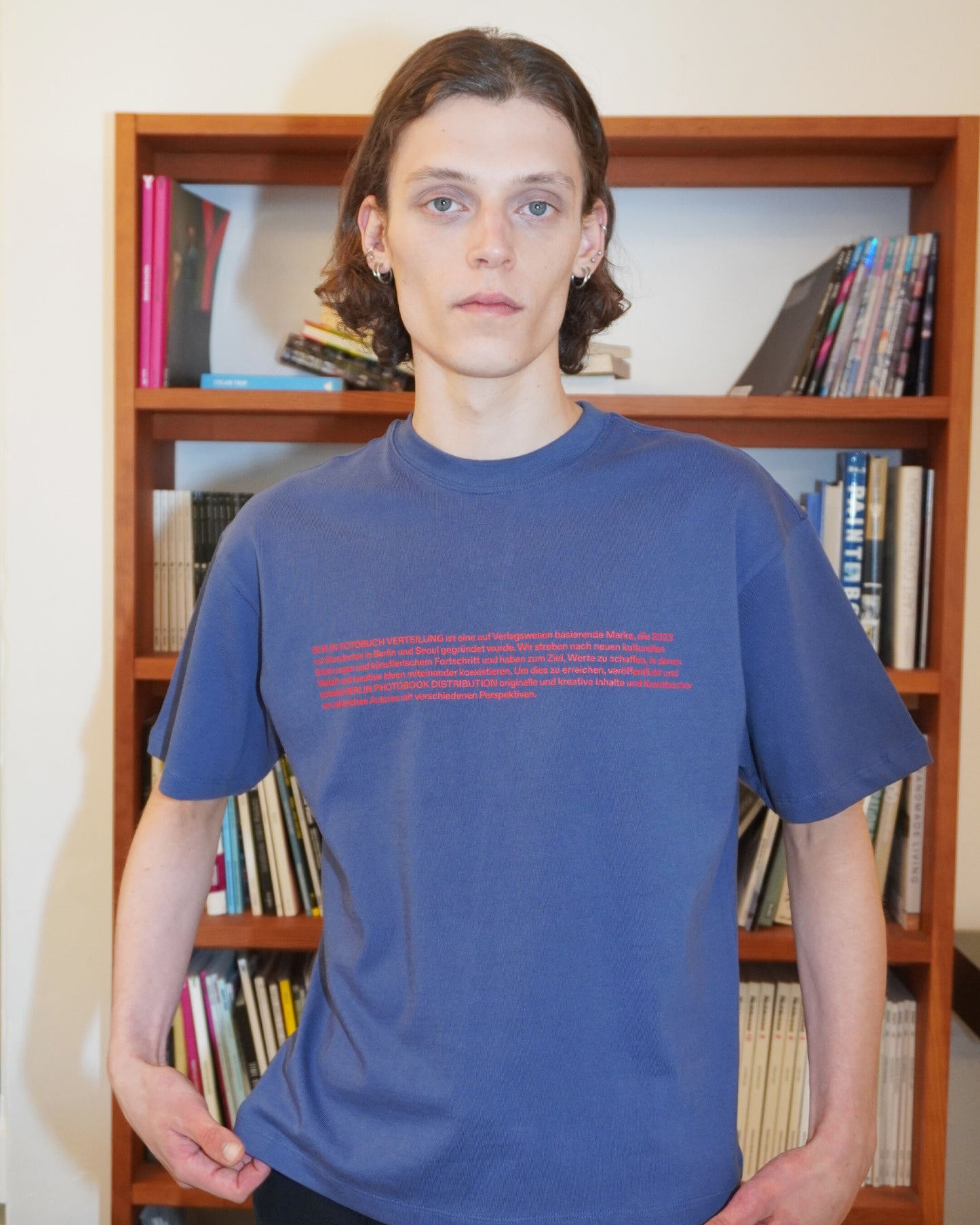 Overview Tee (Slate blue)