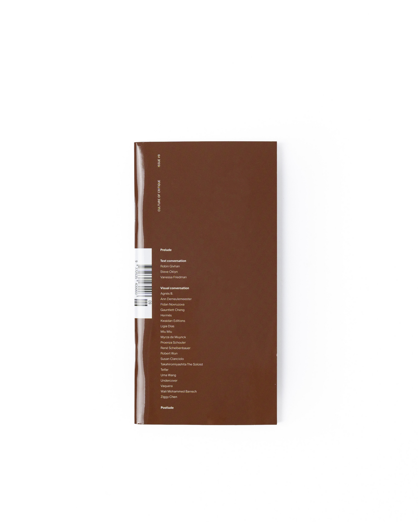 Wallet Issue #9 - Culture of Critique