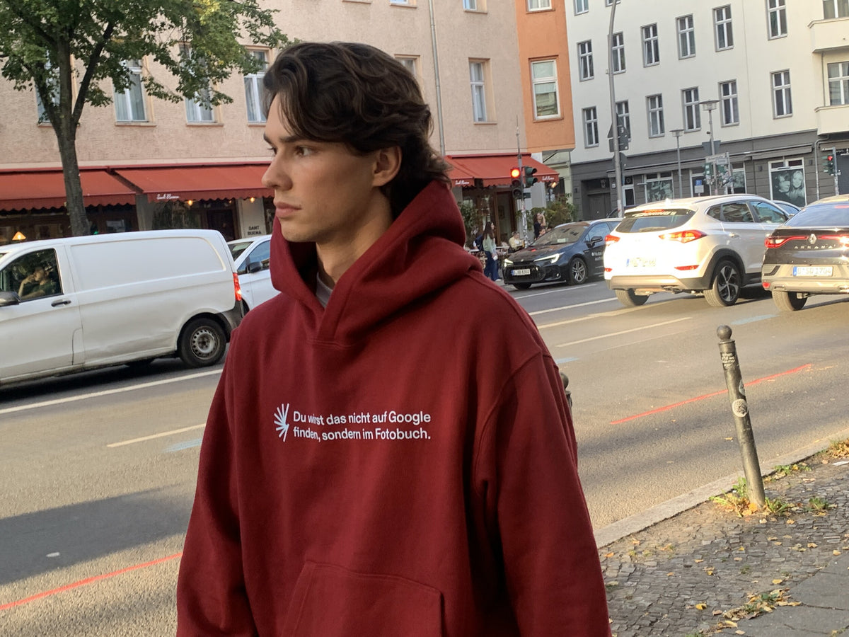 Werbespruch 001 Hoodie (Burgundy)