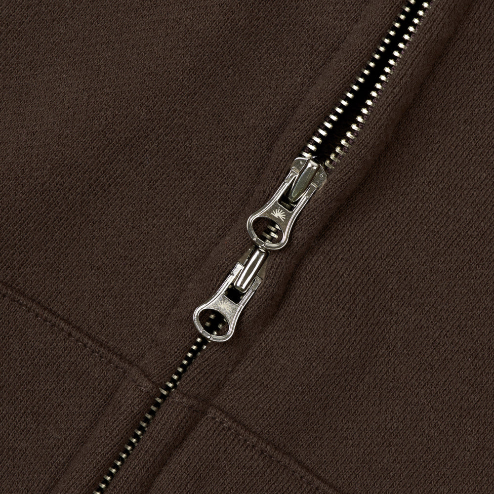 002 Gemeinschaft Zip Hoodie (Brown)