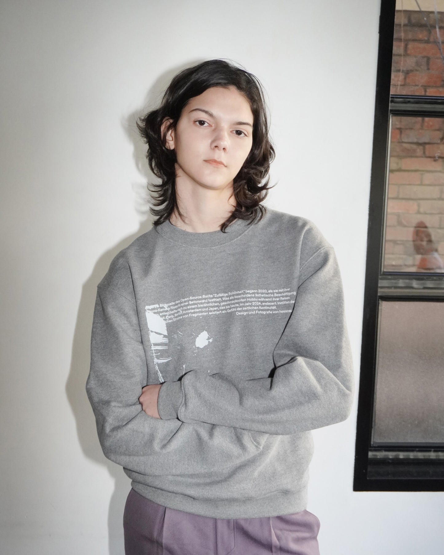 Accidental Beauty Sweatshirt (Dark gray)