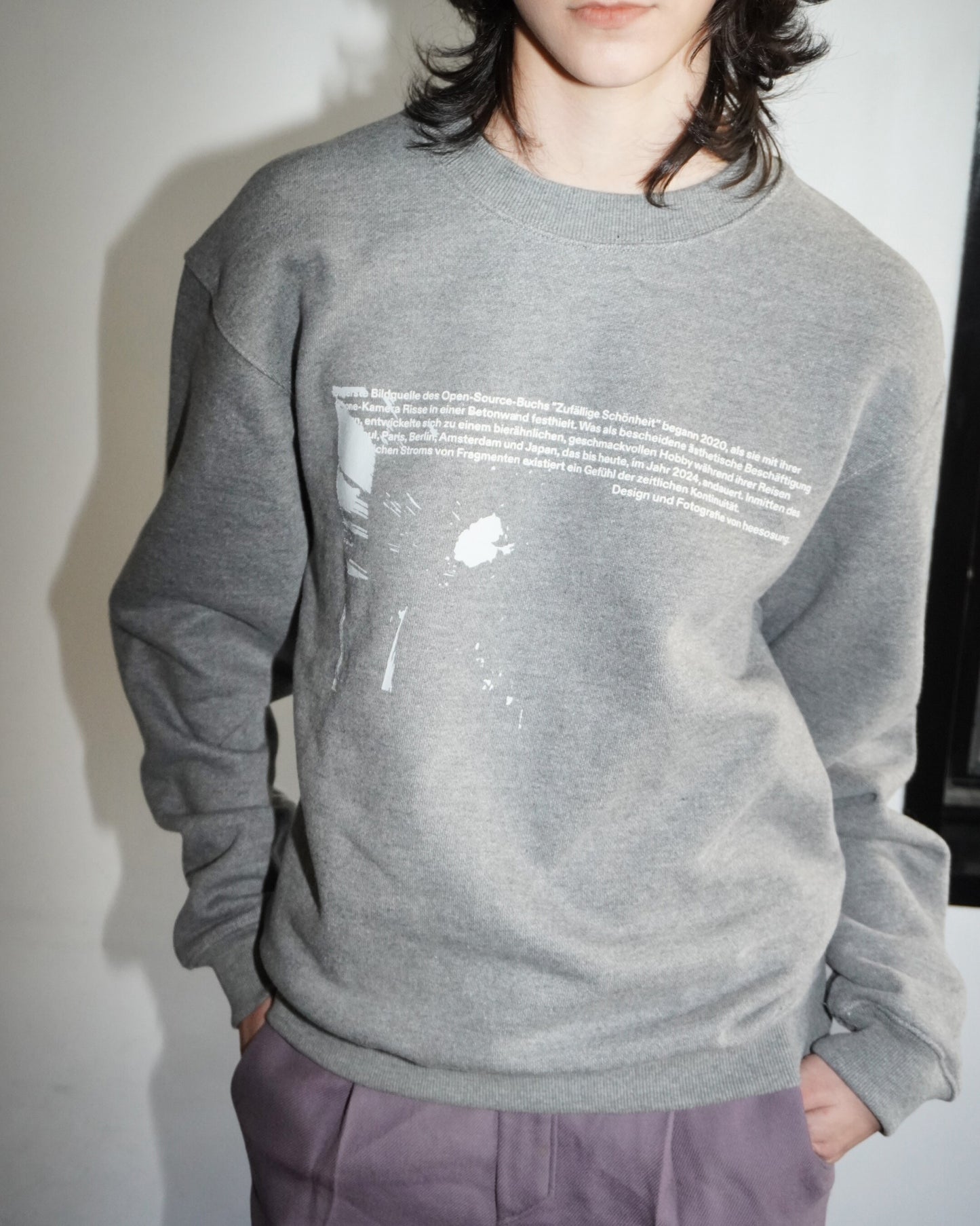 Accidental Beauty Sweatshirt (Dark gray)