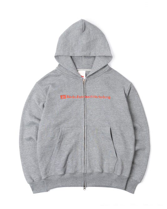 BFV Center Logo Zip Hoodie (Dark gray)
