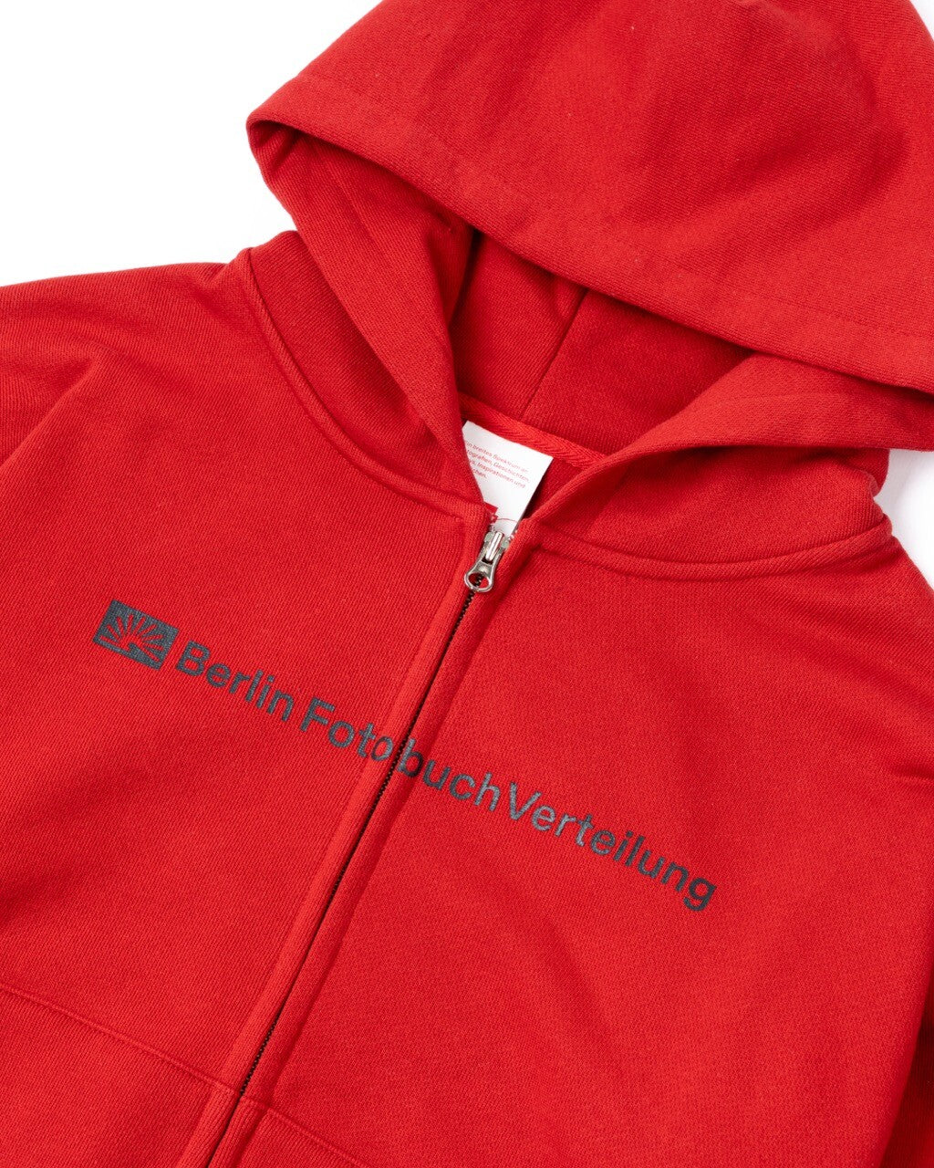 BFV Center Logo Zip Hoodie (Red)