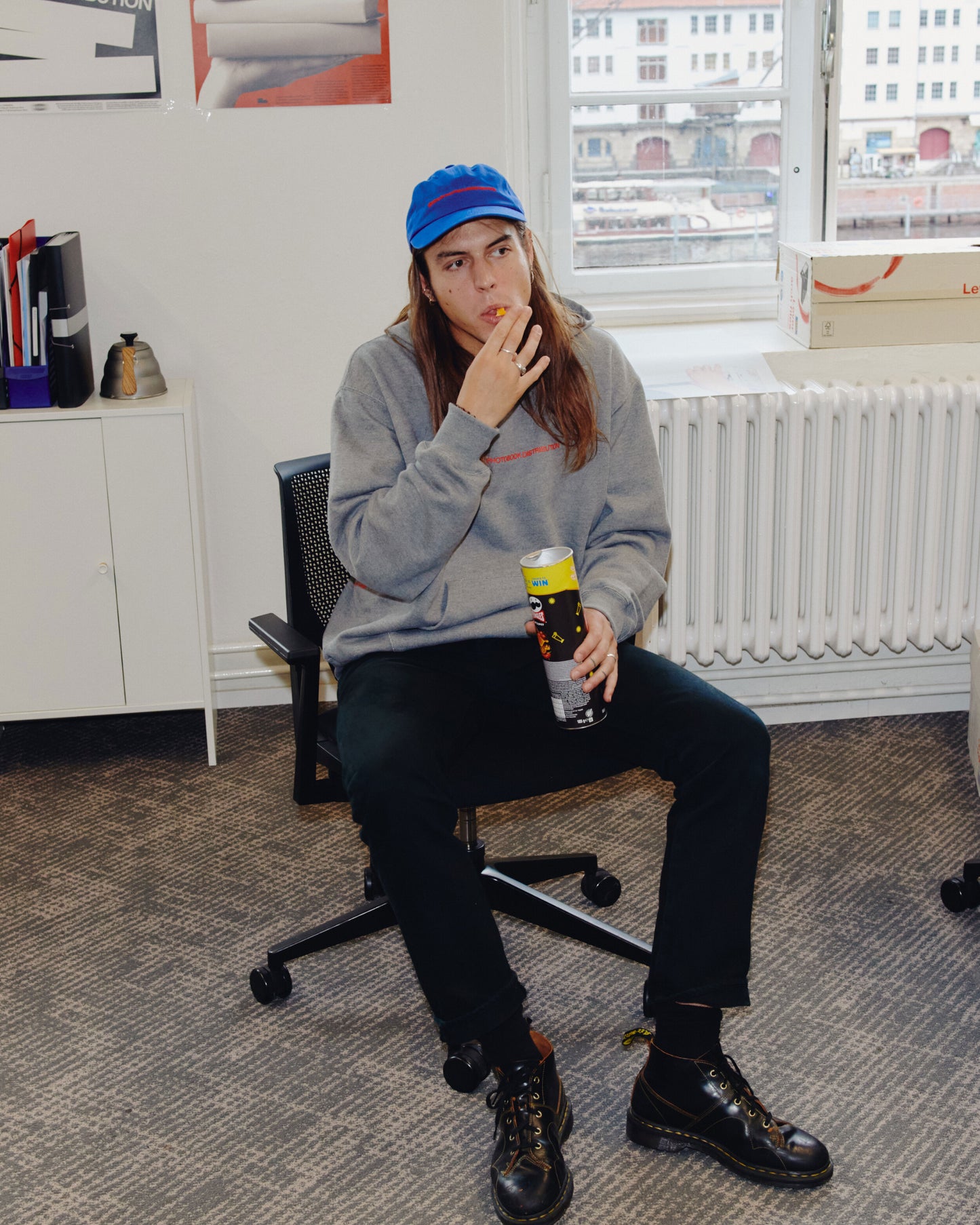 BPD Center Logo Hoodie (Dark gray)