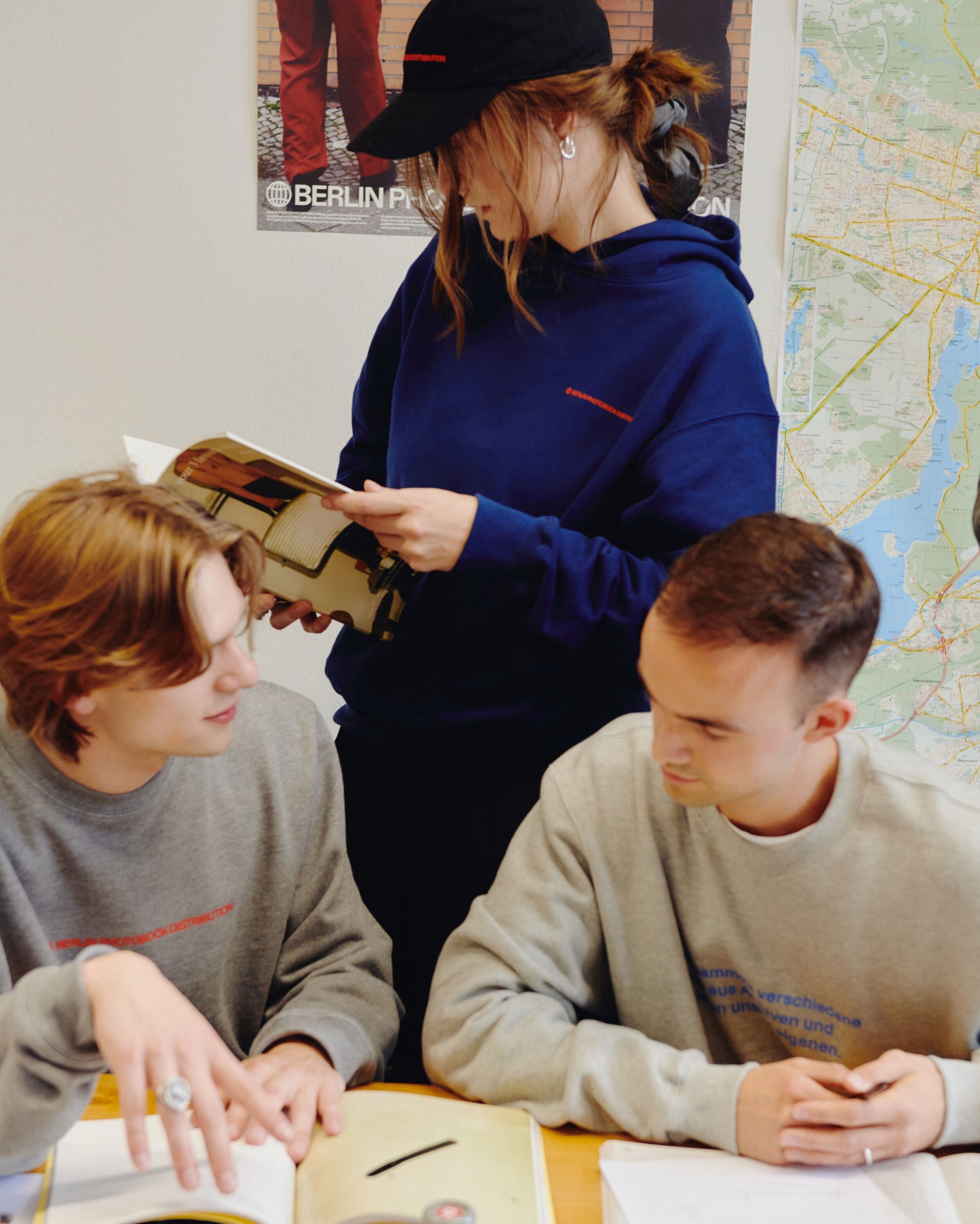 BPD Small Logo Hoodie (Navy)