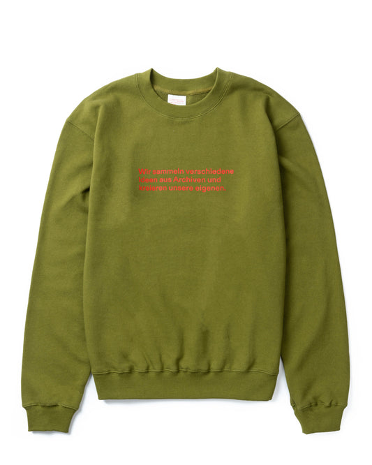 Mitarbeiter 001 Sweatshirt (Olive)