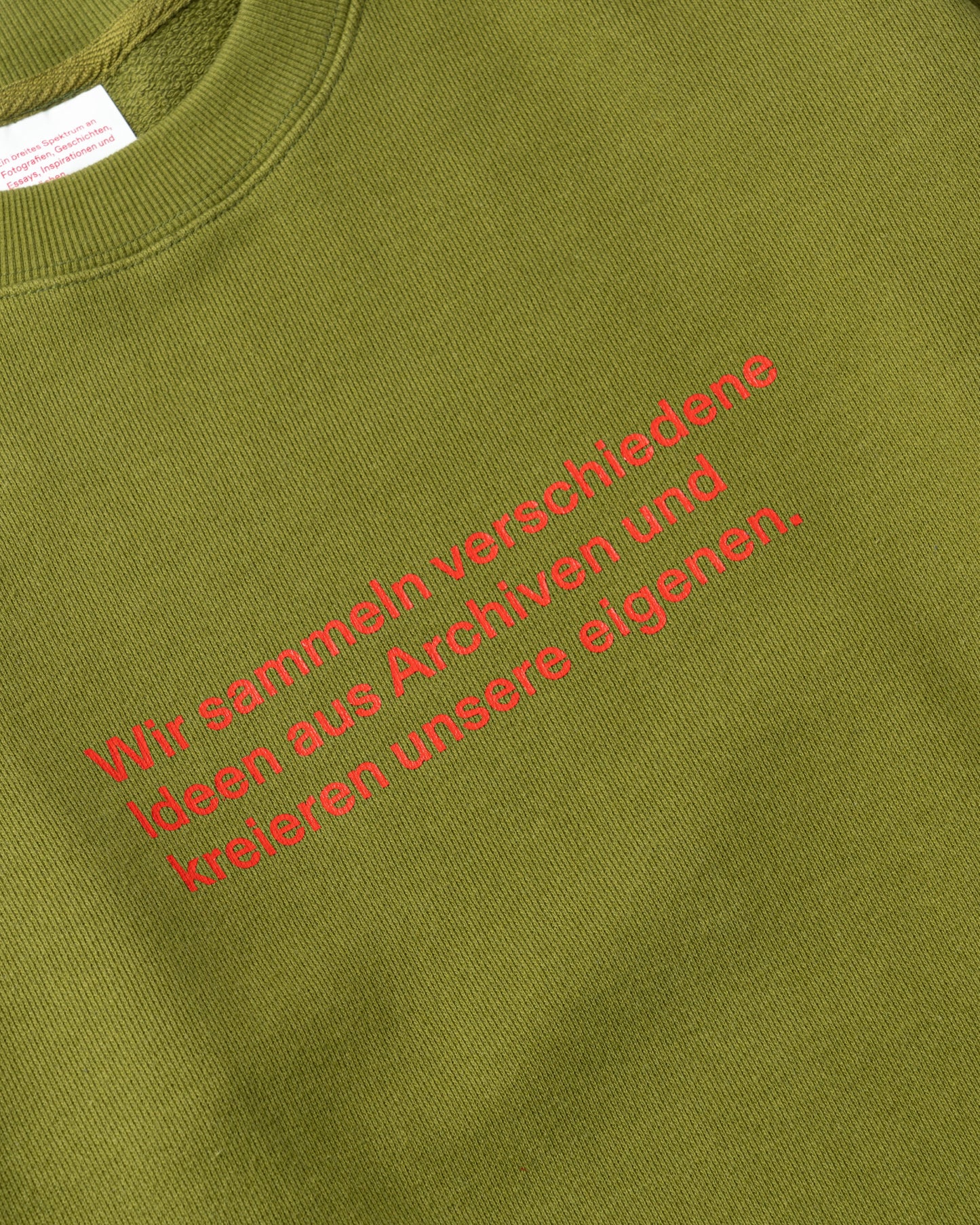 Mitarbeiter 001 Sweatshirt (Olive)