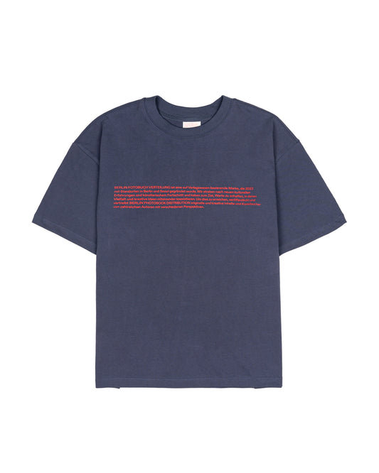 Overview Tee (Slate blue)