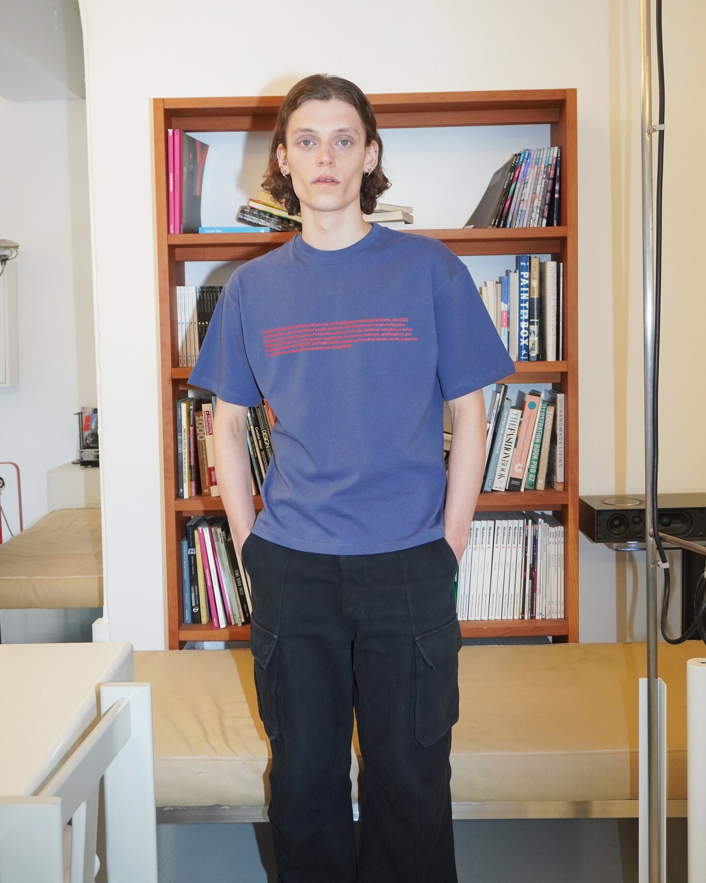 Overview Tee (Slate blue)