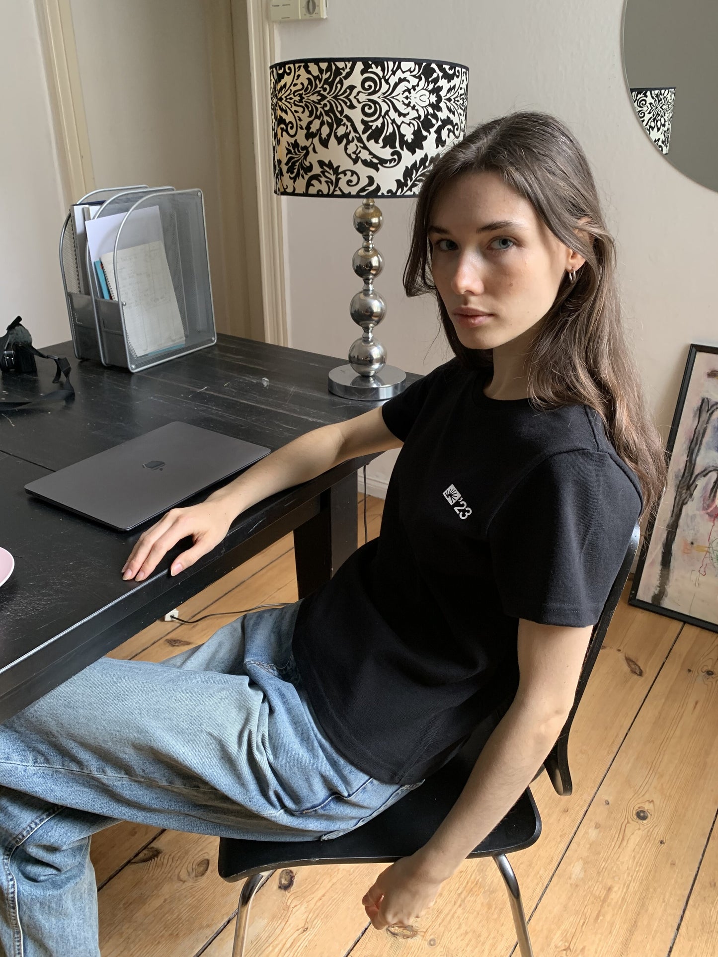 (W) 002 Overview Tee (Black)