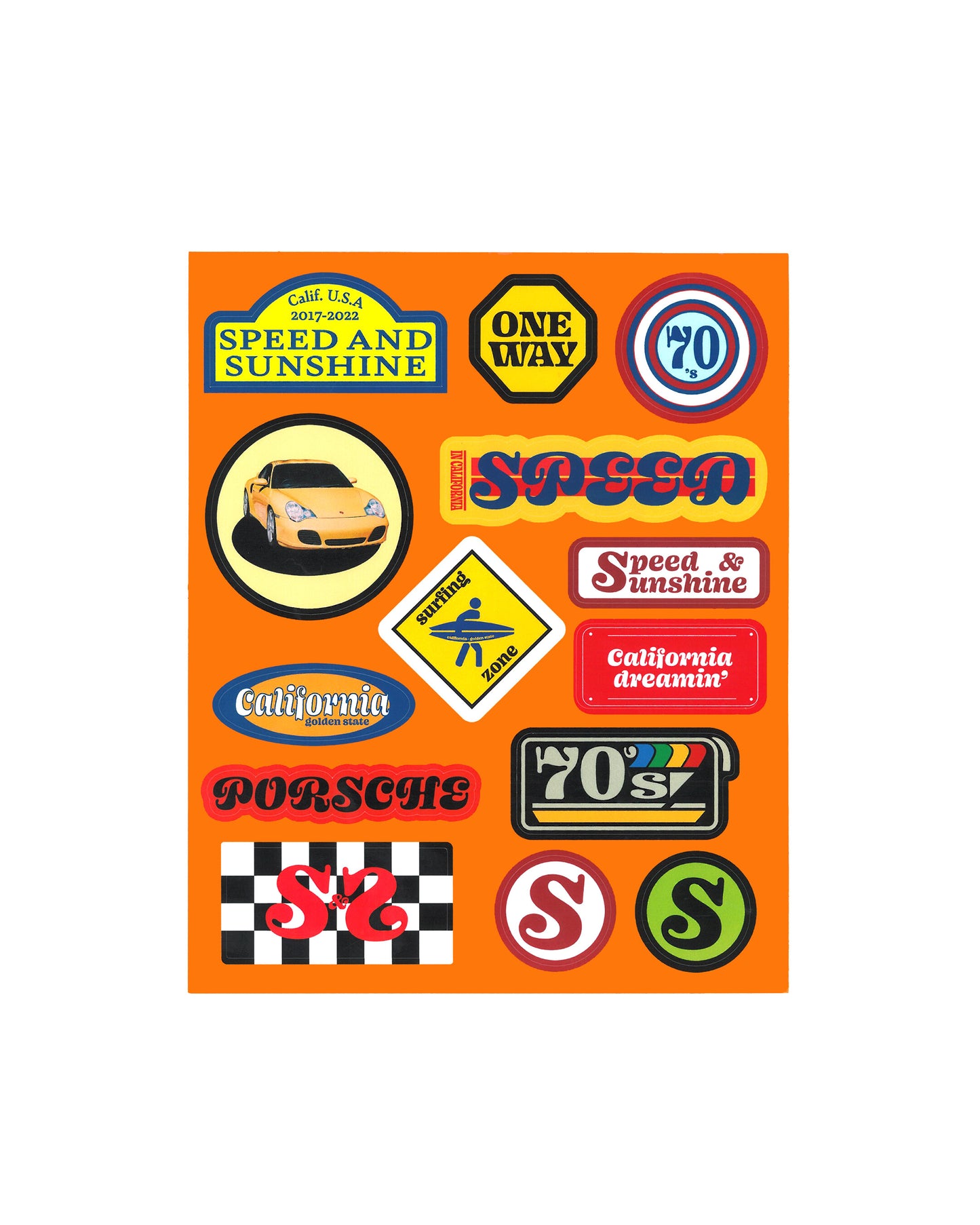 Speed and Sunshine Sticker Pack – Symbol