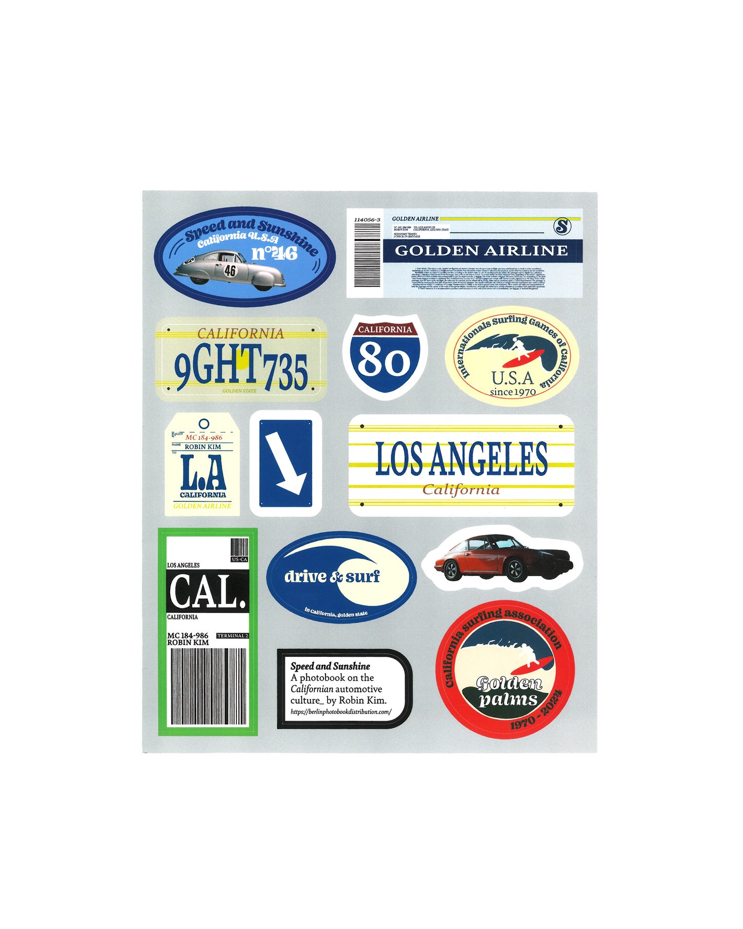 Speed and Sunshine Sticker Pack – Symbol