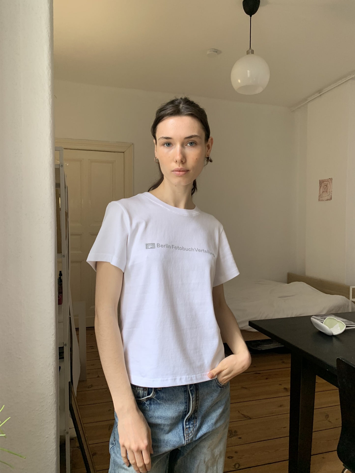 (W) 002 BFV Center Logo Tee (White)