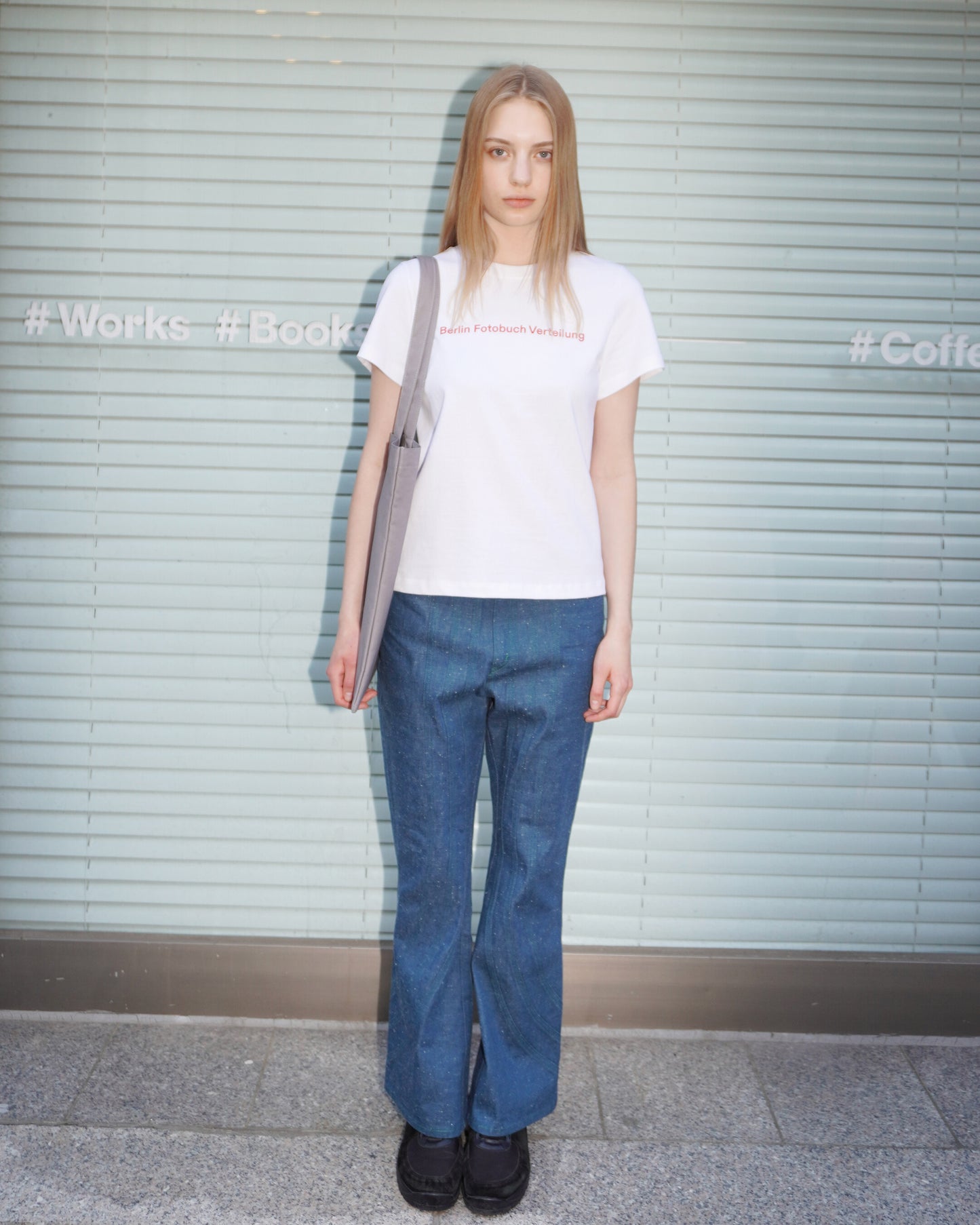 (W) BFV Center Logo Tee (White)