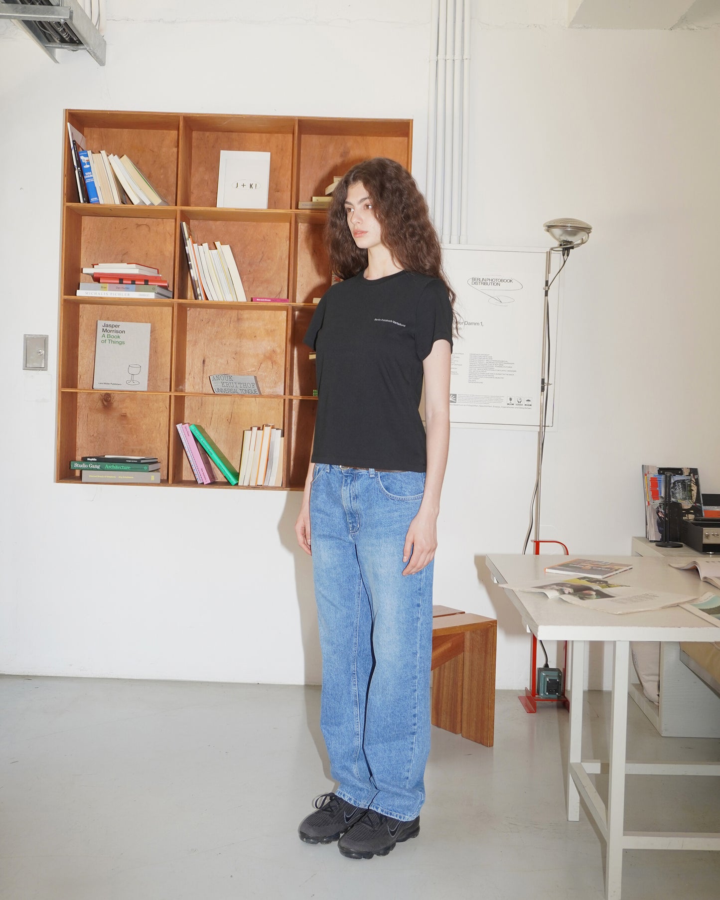 (W) BFV Small Logo Tee (Black)