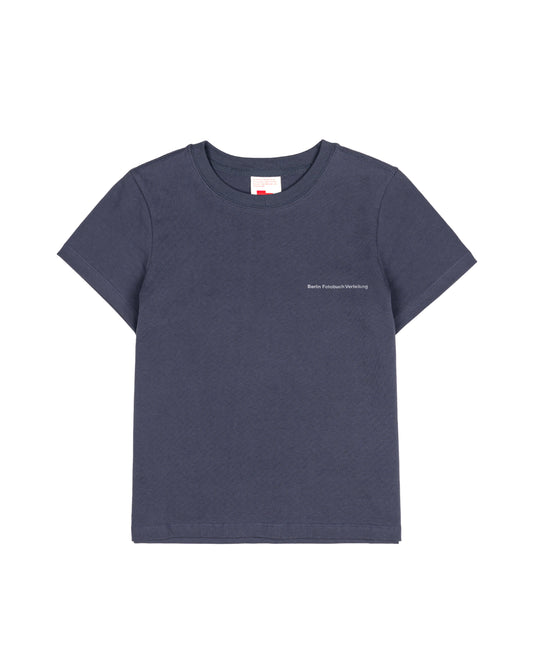 (W) BFV Small Logo Tee (Slate blue)