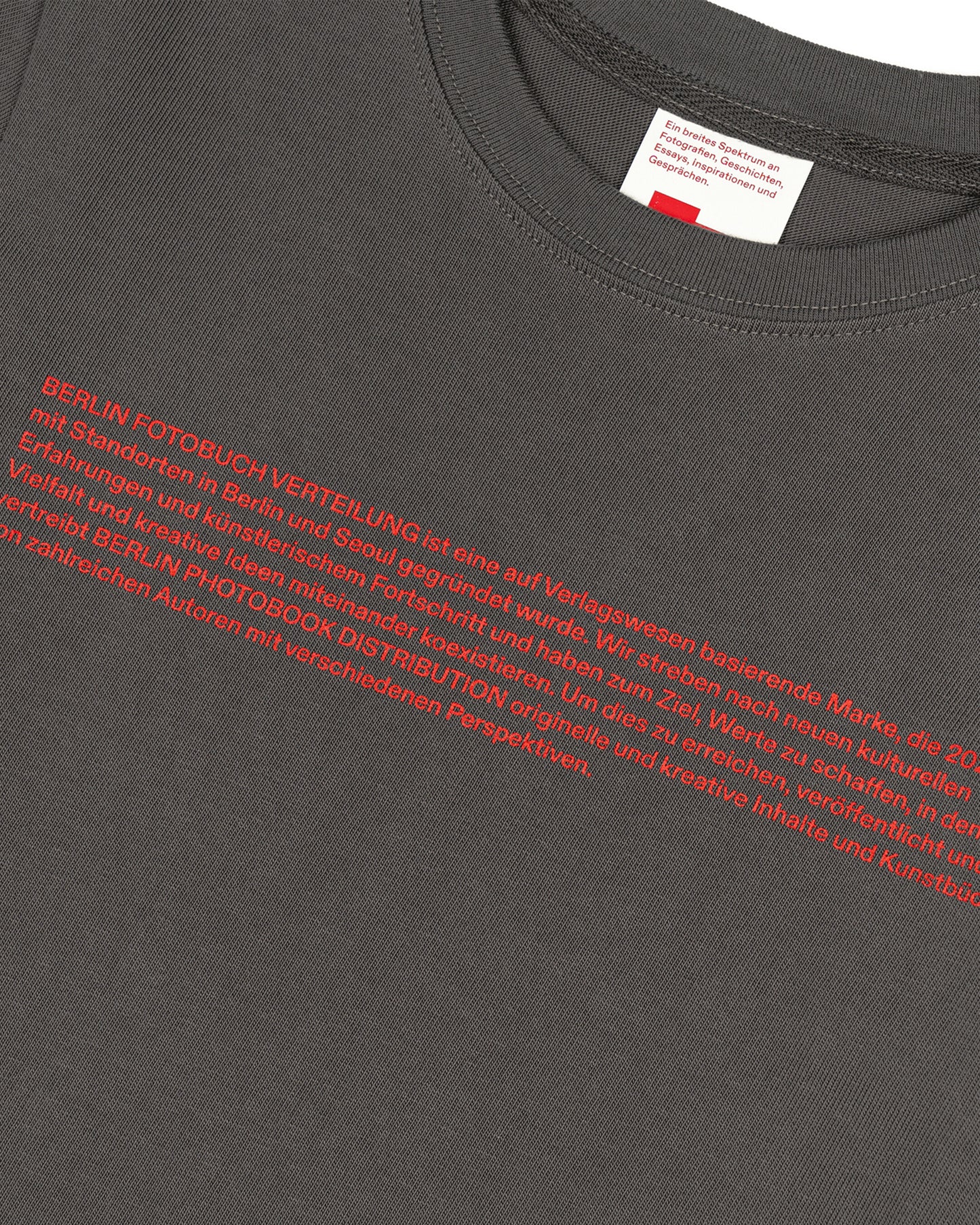 (W) Overview Tee (Charcoal gray)