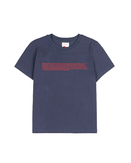 (W) Overview Tee (Slate blue)