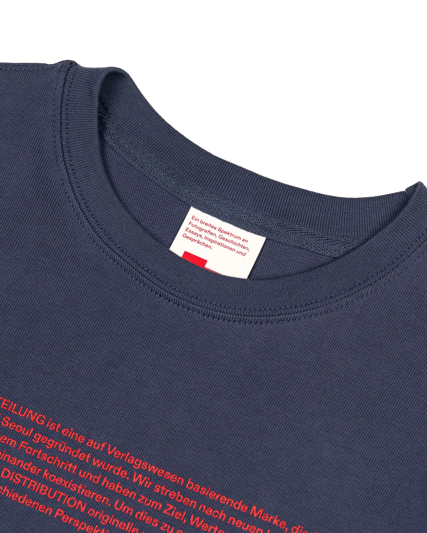 (W) Overview Tee (Slate blue)