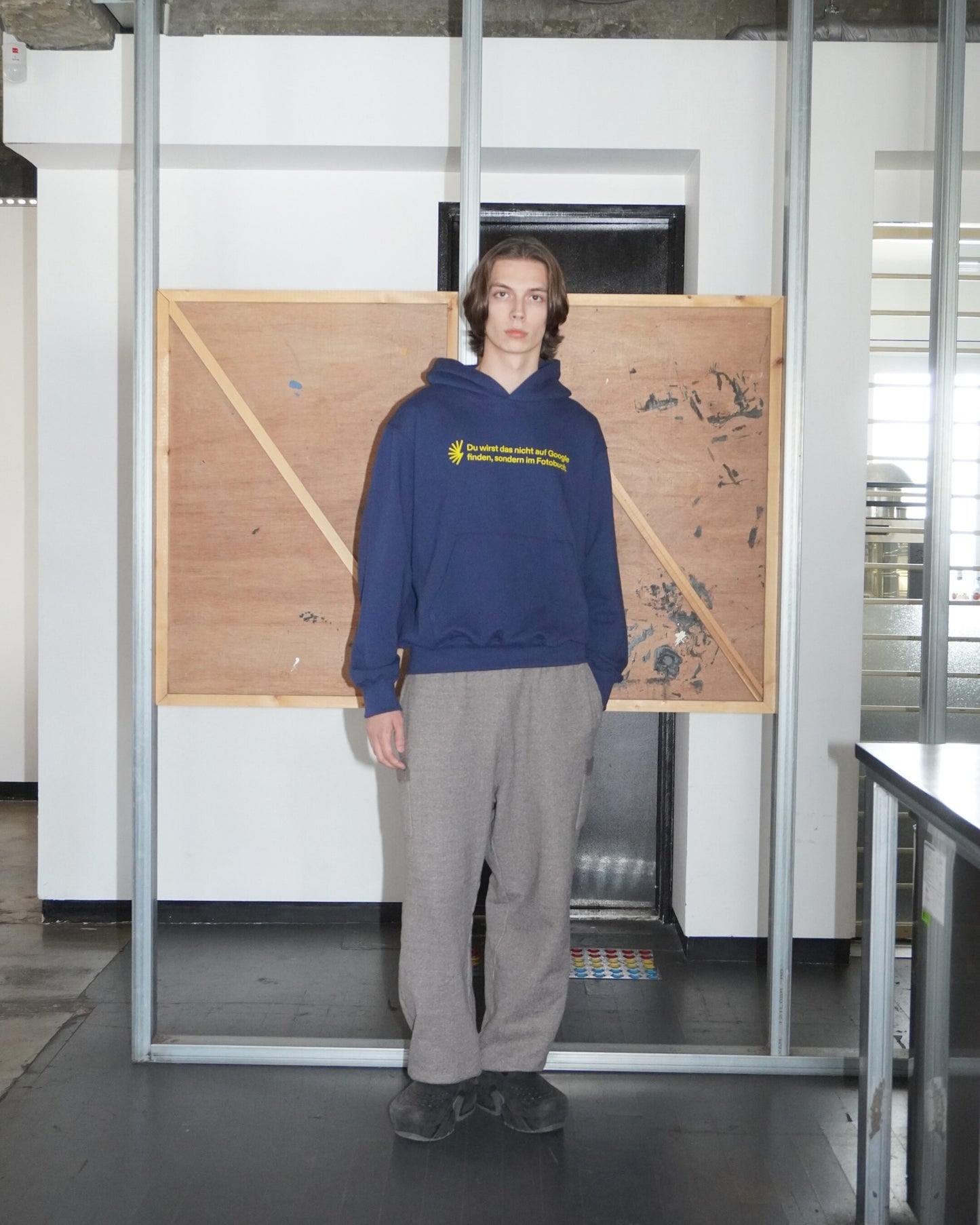 Werbespruch 001 Hoodie (Navy)