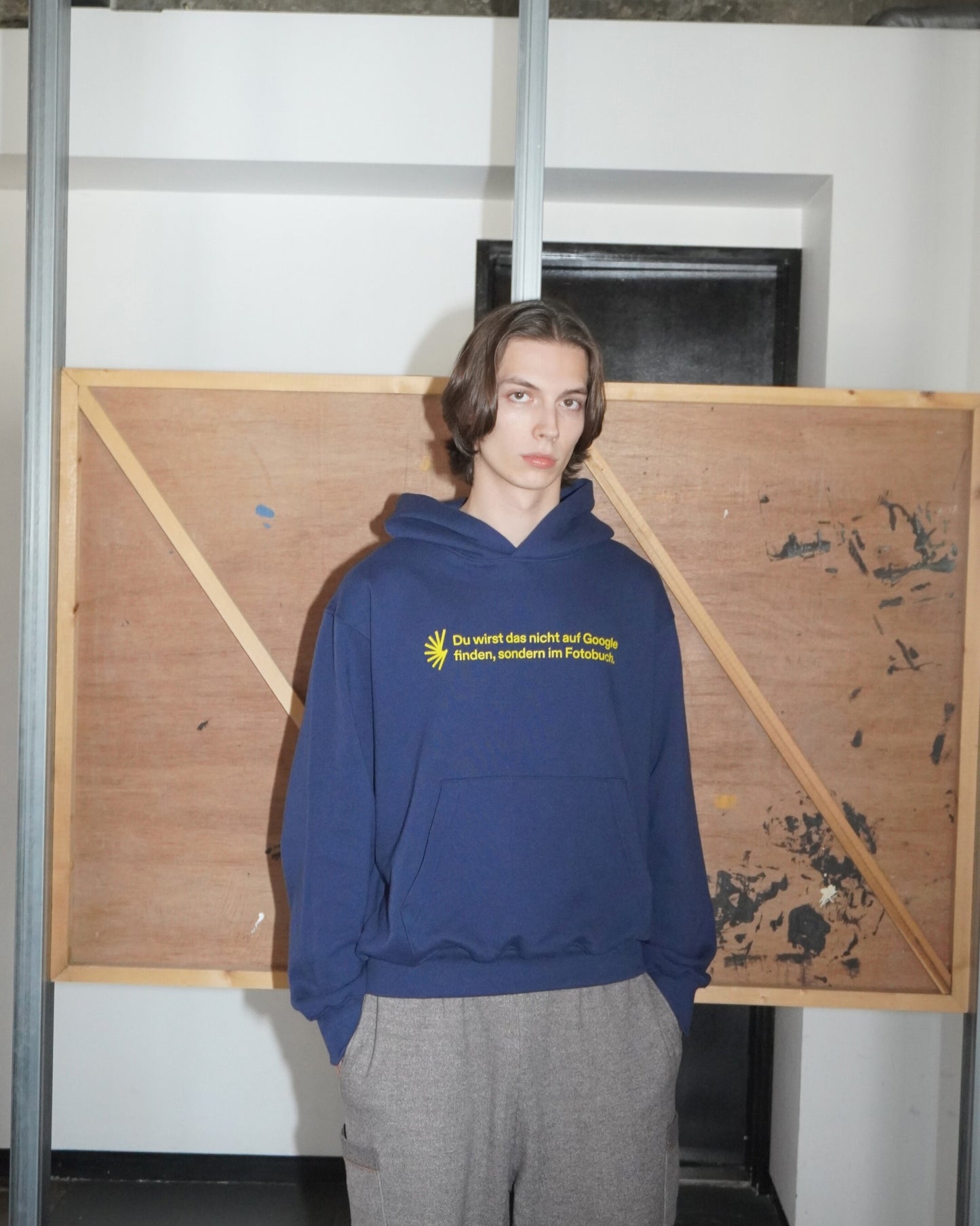 Werbespruch 001 Hoodie (Navy)