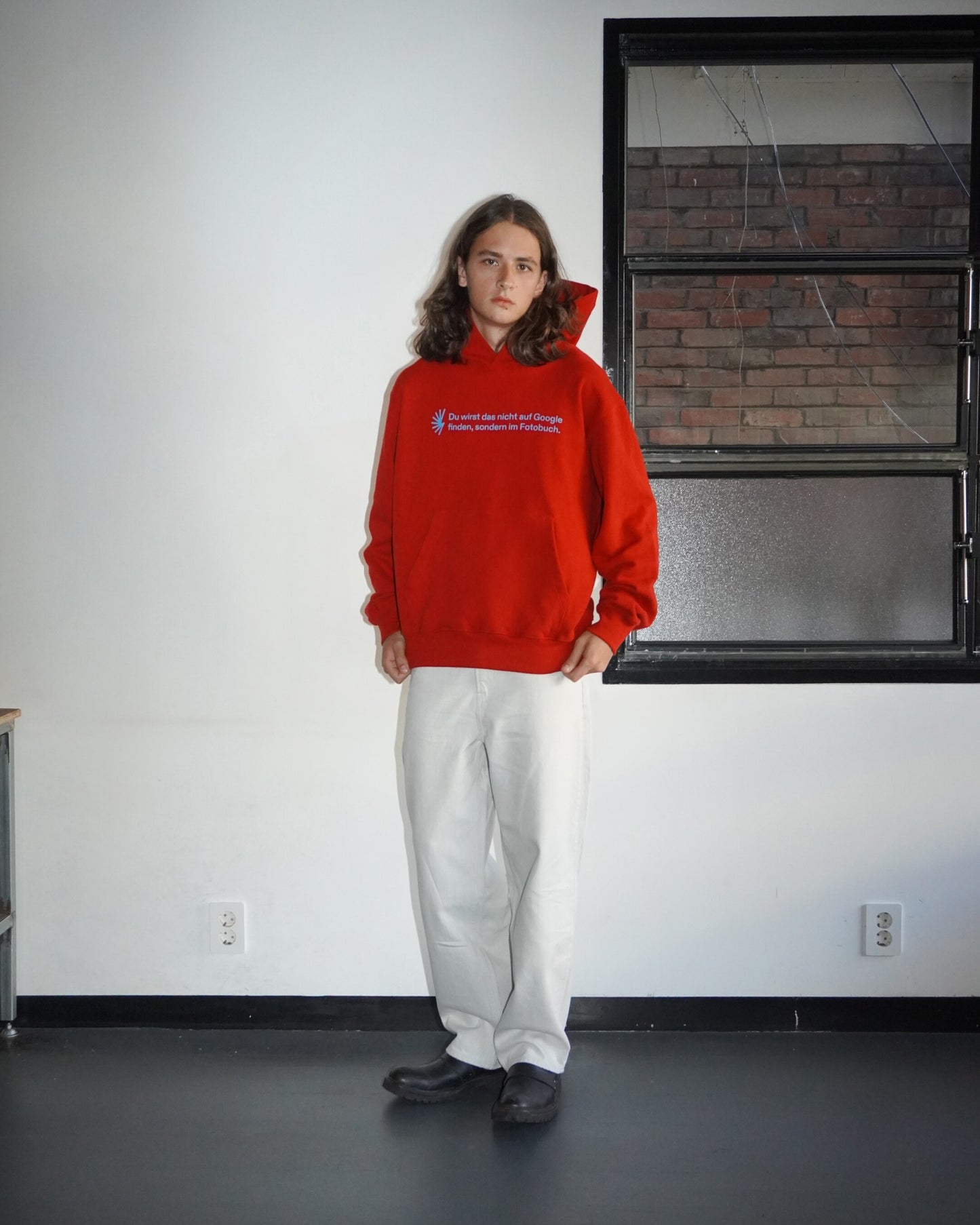 Werbespruch 001 Hoodie (Red)