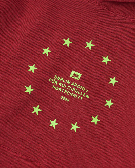 Archiv Symbol 001 Hoodie (Burgundy)