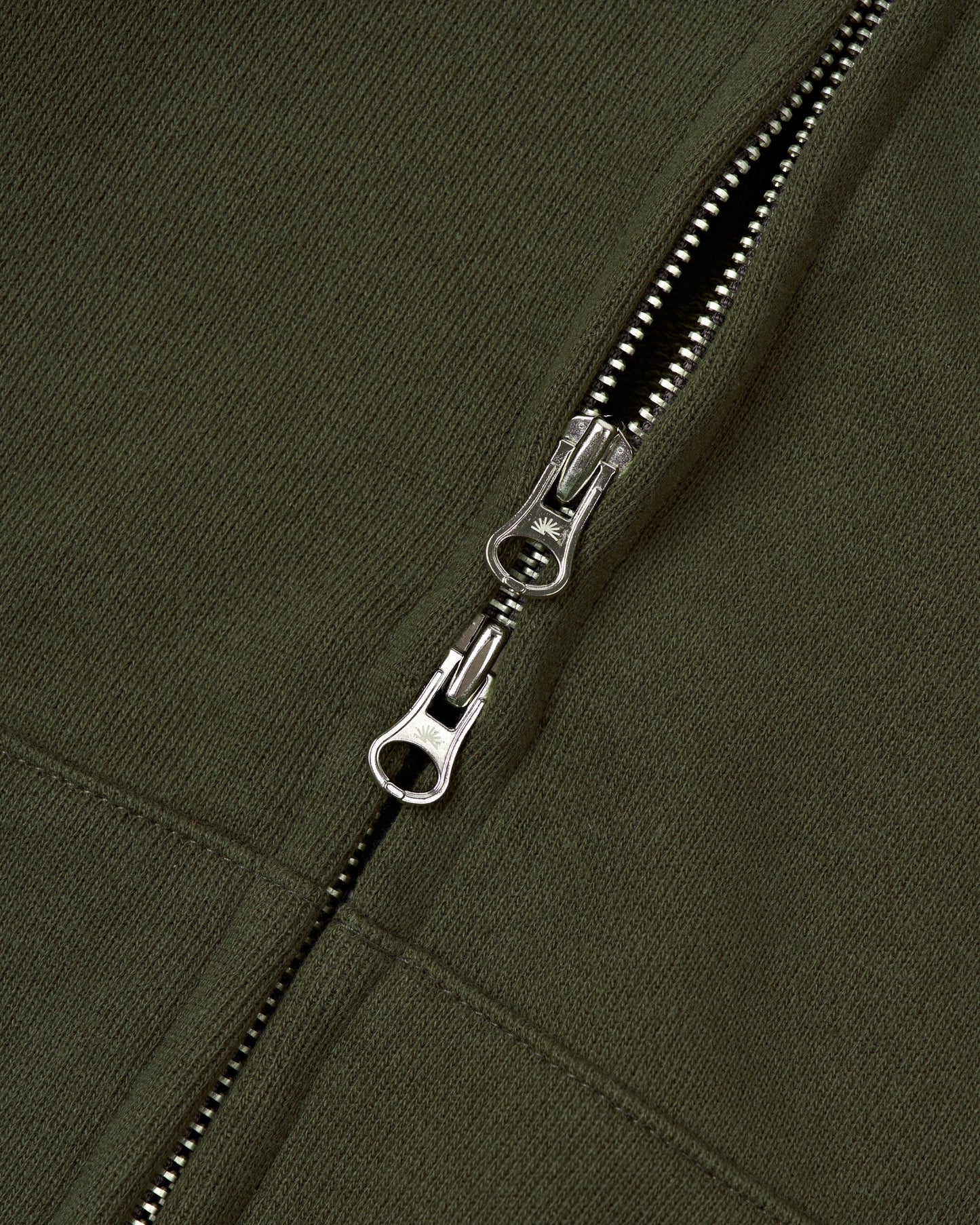 Mitarbeiter 003 Zip Hoodie (Chive Green)