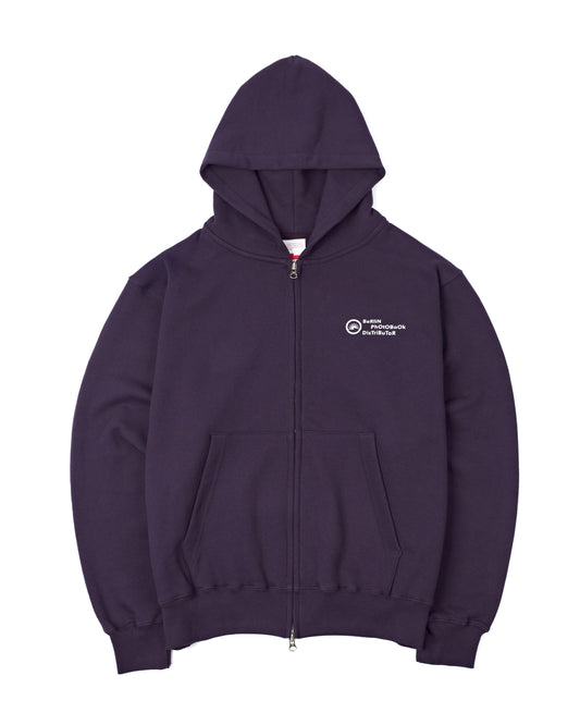 Mitarbeiter 003 Zip Hoodie (Purple)