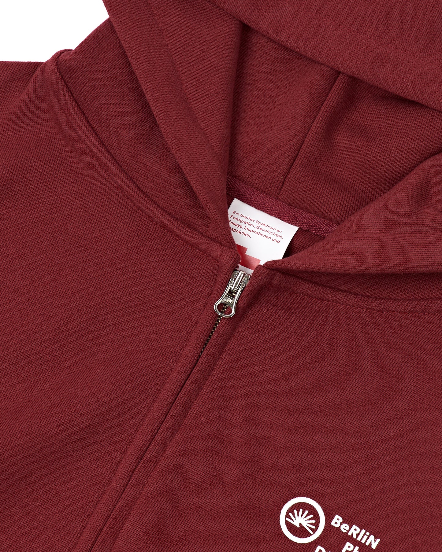 Mitarbeiter 003 Zip Hoodie (Burgundy)