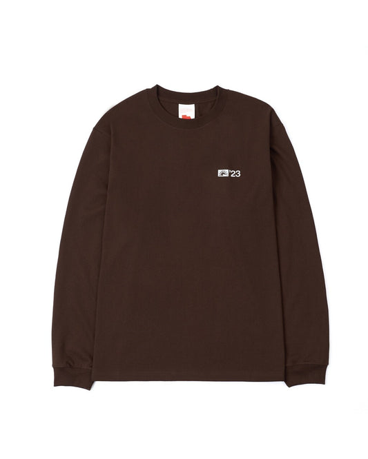 002 Overview Long Sleeve Tee (Brown)