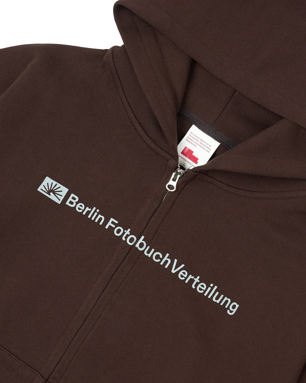 BFV Center Logo Zip Hoodie (Brown)