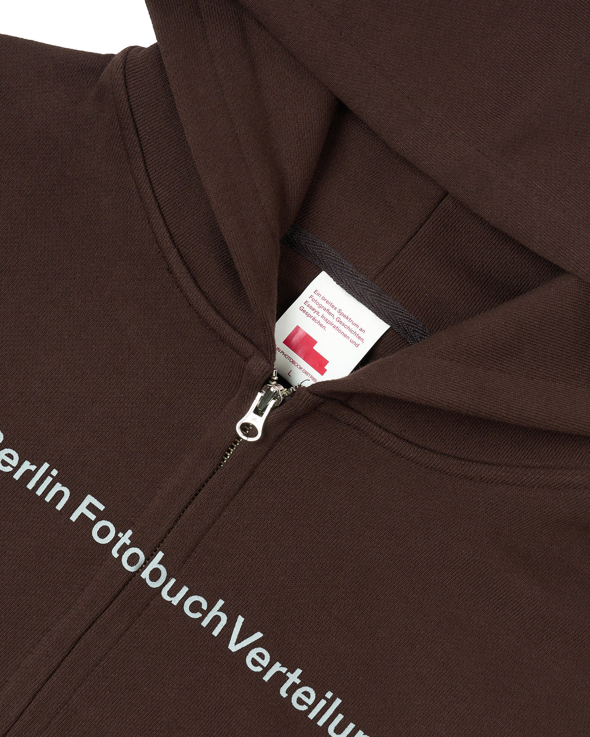 BFV Center Logo Zip Hoodie (Brown)