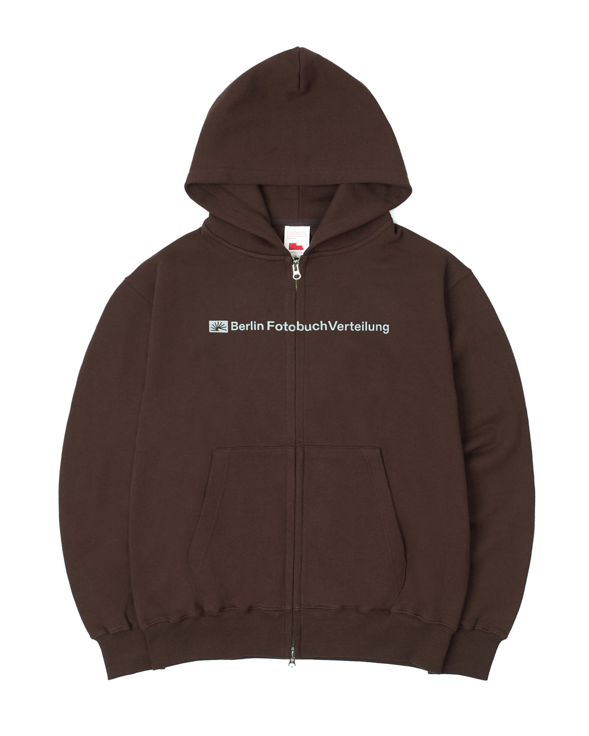 BFV Center Logo Zip Hoodie (Brown)