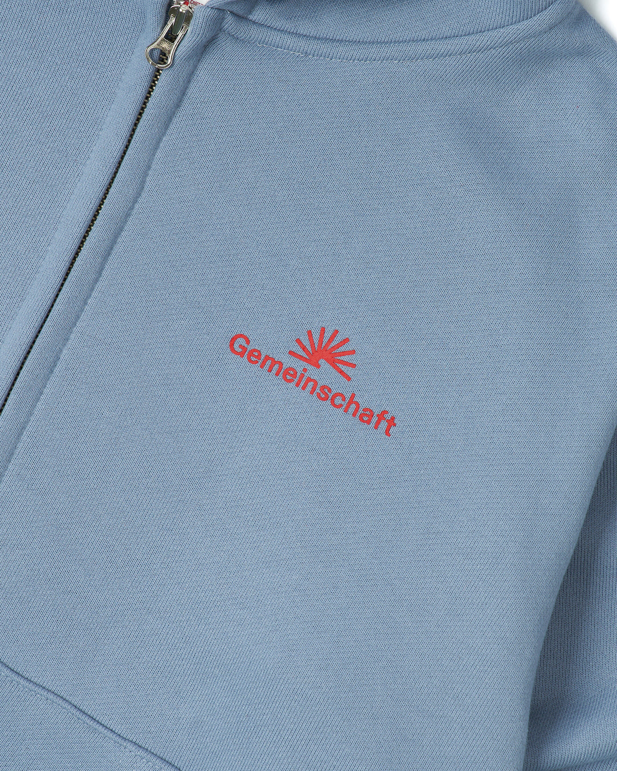 002 Gemeinschaft Zip Hoodie (Dusty Blue)