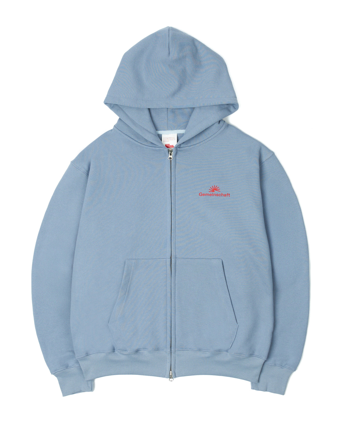 002 Gemeinschaft Zip Hoodie (Dusty Blue)