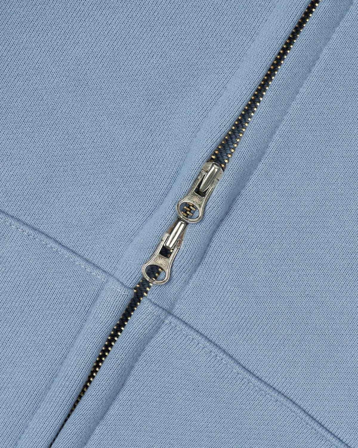 002 Gemeinschaft Zip Hoodie (Dusty Blue)