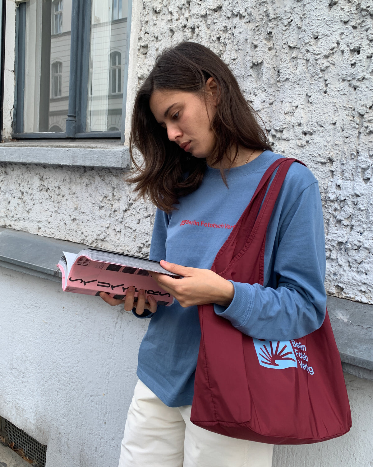 BFV Center Logo Long Sleeve Tee (Dawn Blue)