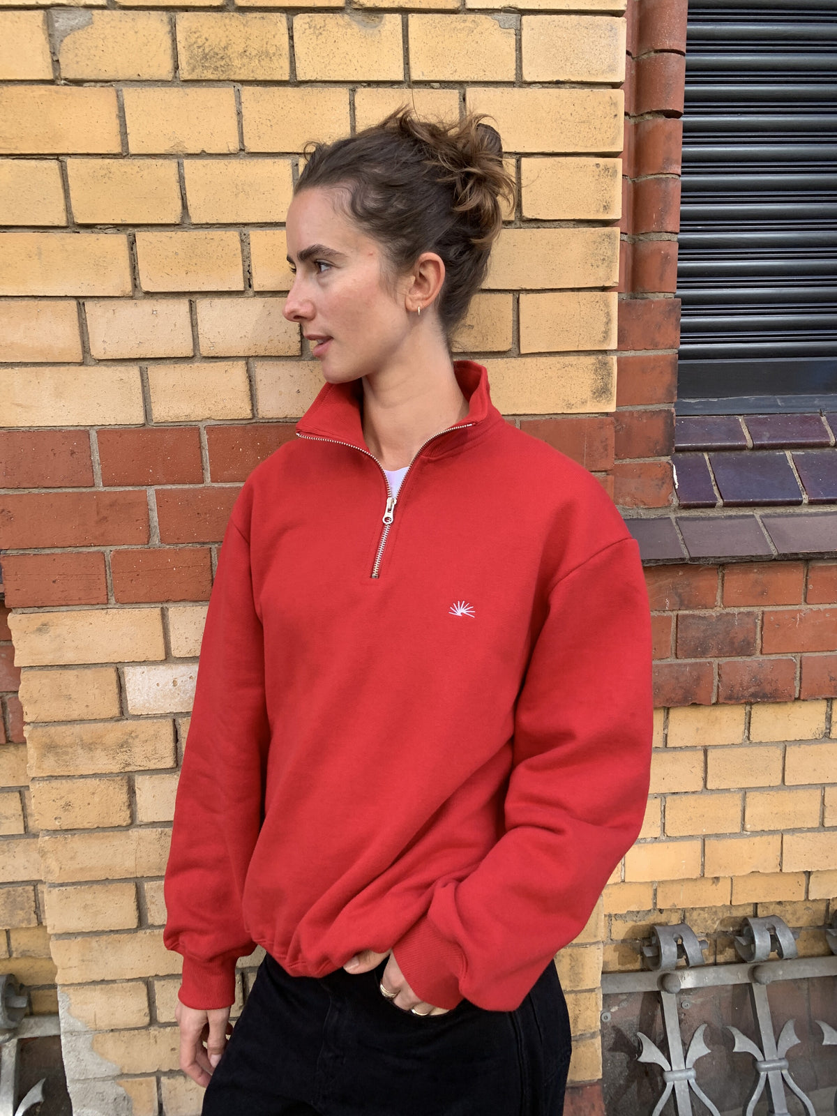 BFV Quarter Zip (Red)